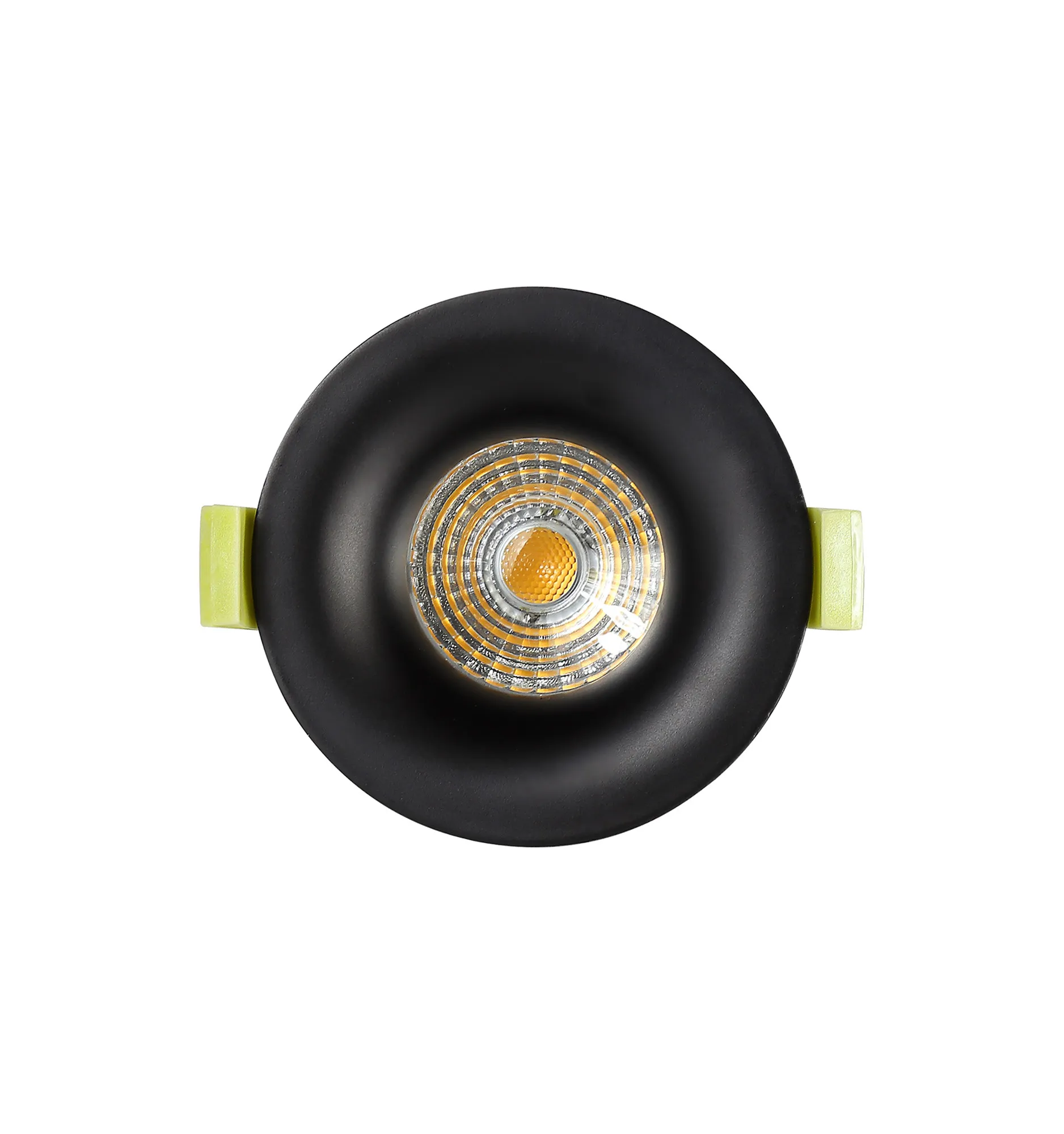 Bruve GU10 Recessed Round Matt Black IP65 Downlighter, Cut-Out 68mm DX200401  Dlux Bruve IP65